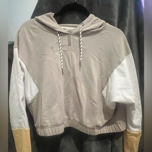 Multicolored Calvin Klein performance Crop Top Hoodie